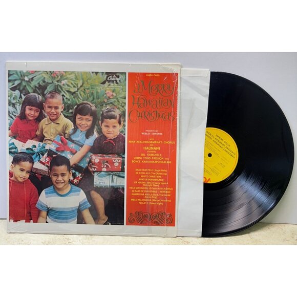 Webley Edwards Presents Hawaii Calls LP A Merry Hawaiian Christmas In Shrink - Picture 1 of 6